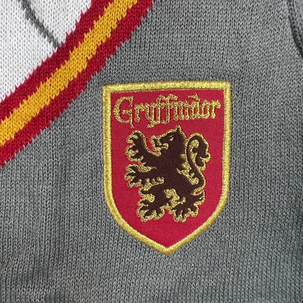 Harry Potter Gryffindor Sweater Dress Knit Tulle Skirt Girls 4T Wizarding World - Picture 4 of 9